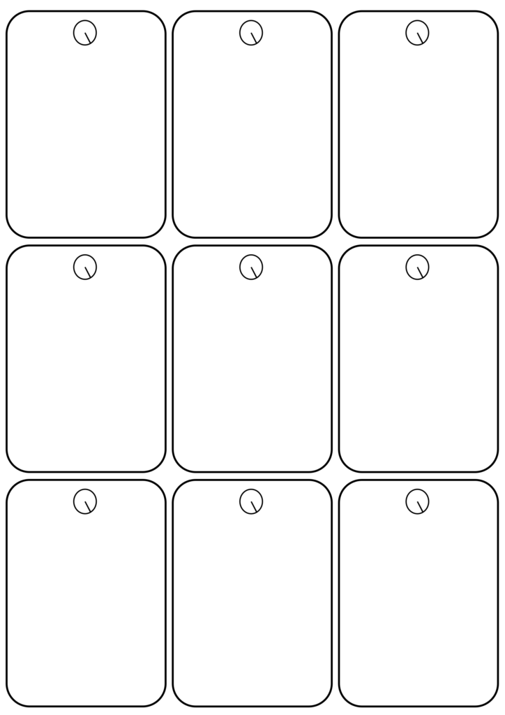 Christmas tag templates and patterns to print and cut out - Printerfriendly