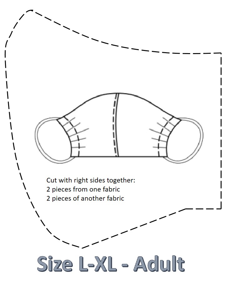 Face mask pattern printable and DIY tips - Printerfriendly