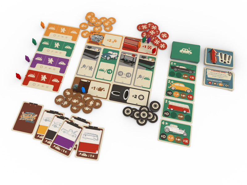 Настольная игра Гараж (Grease Monkey Garage) PRINTERoZAVR