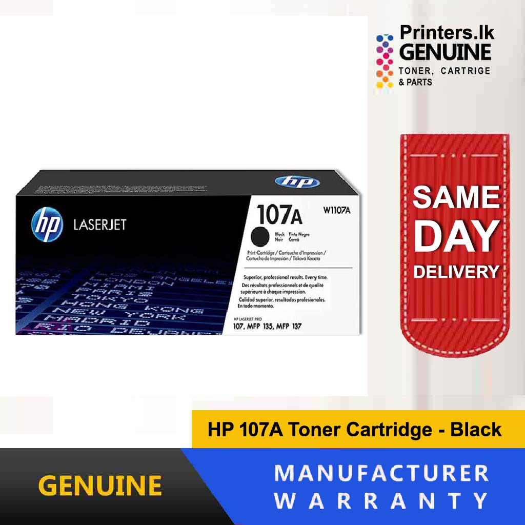 HP 107A Toner LaserJet Cartridge W1107A Limited Time Offer Printers.lk Pvt Ltd