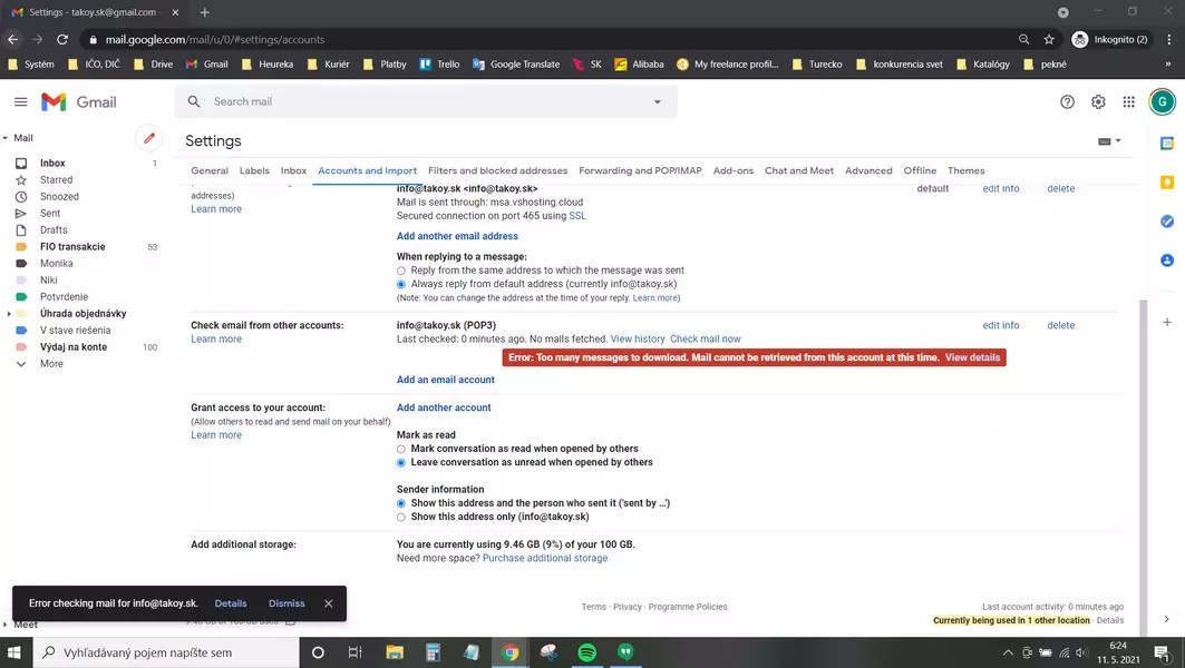 6 Solutions for Gmail Error Too Many Messages to Download