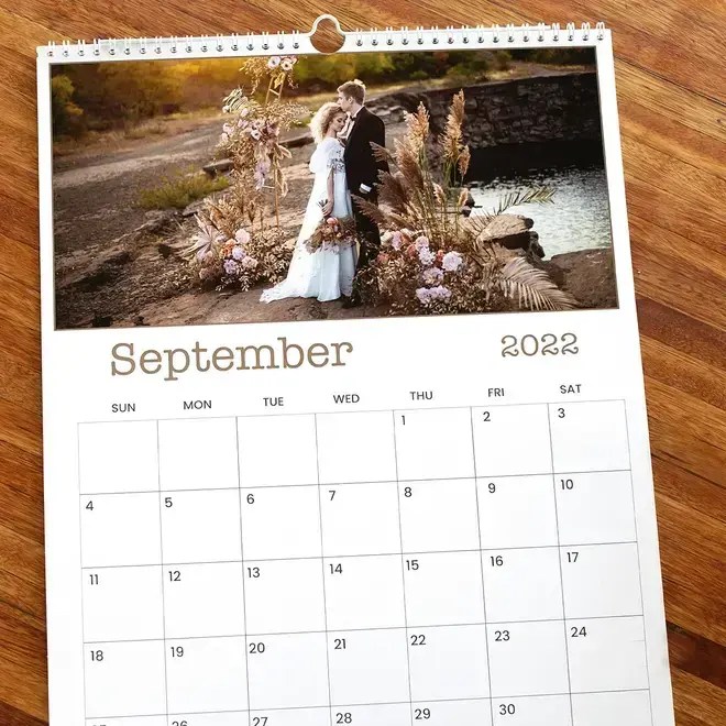 Photo Wall Calendar Personalised Gifts Printex