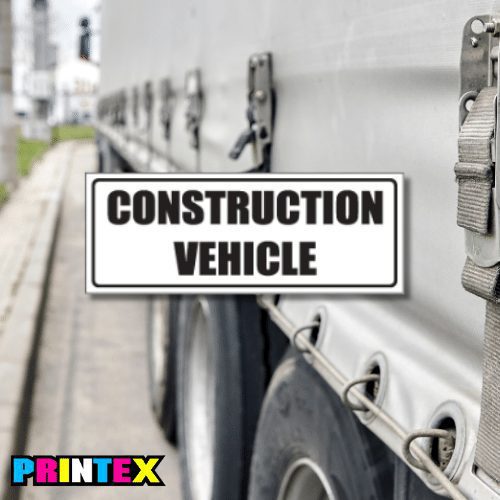 Construction Vehicle Sticker Printex
