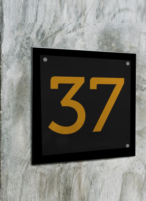 House Number signage Modern address signages Printfactory NG