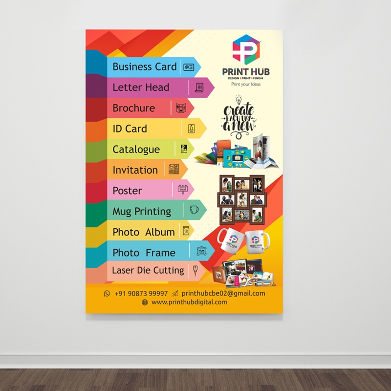 Custom Poster Printing in Coimbatore Print Hub