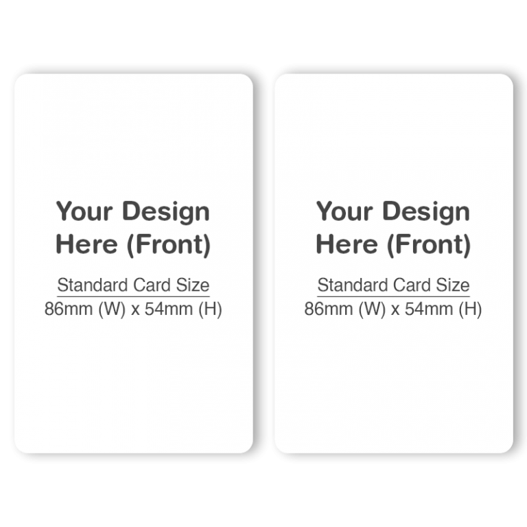 PVC Card Printing (Vertical) Plastic Card Printing Print ID Cards