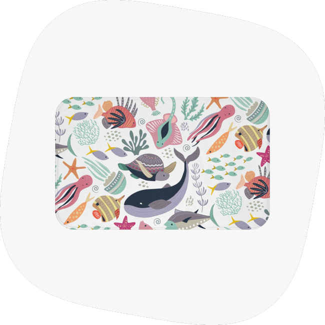 Custom Bath Mats Personalized Bath Mats