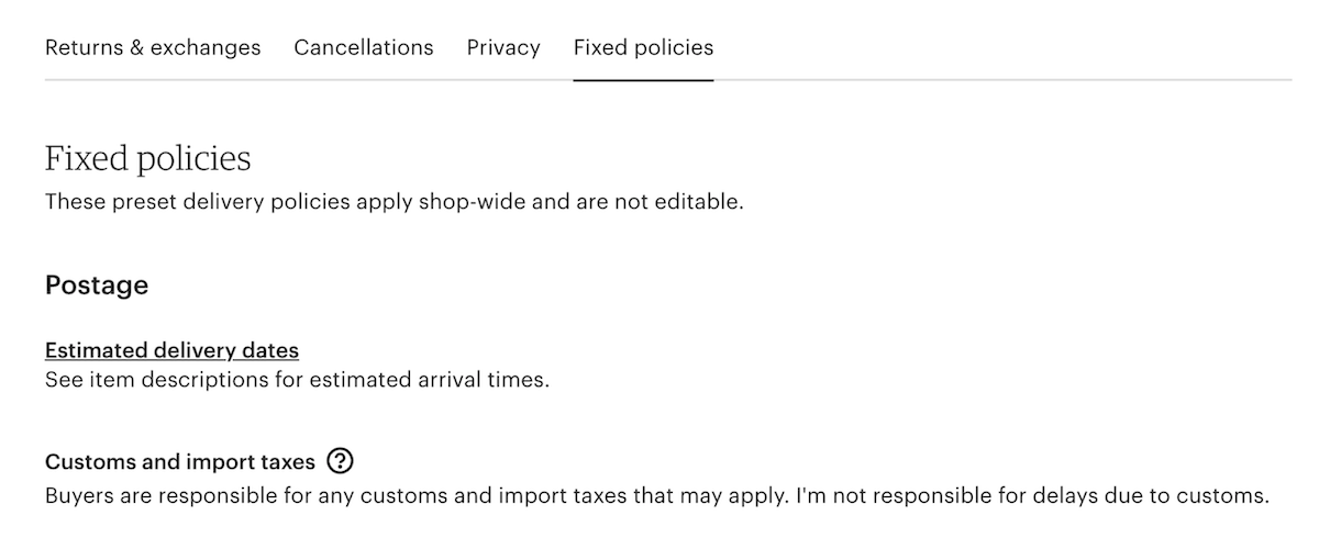 Make the Best Etsy Shop Policies Printify