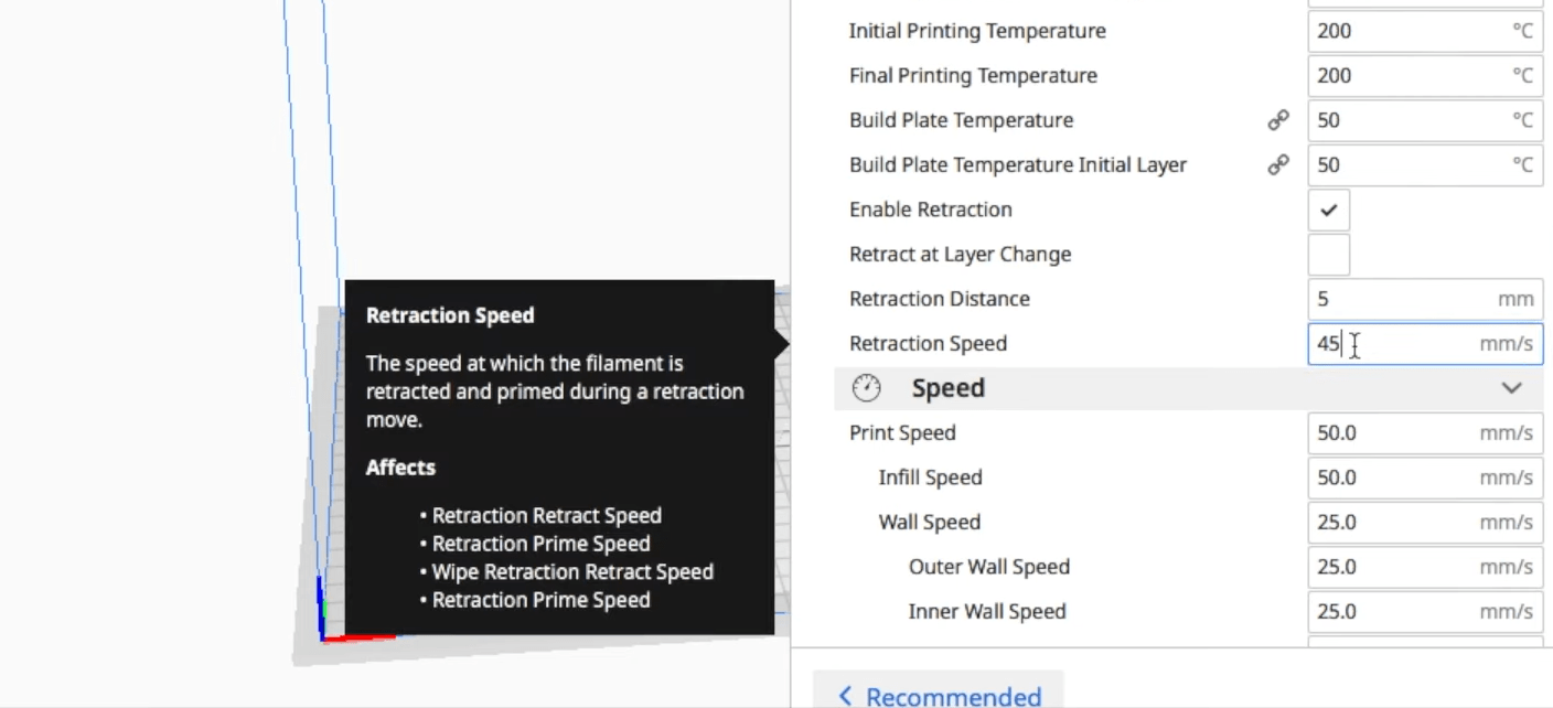 3D Printer Retraction Settings 101 Speed & Distance