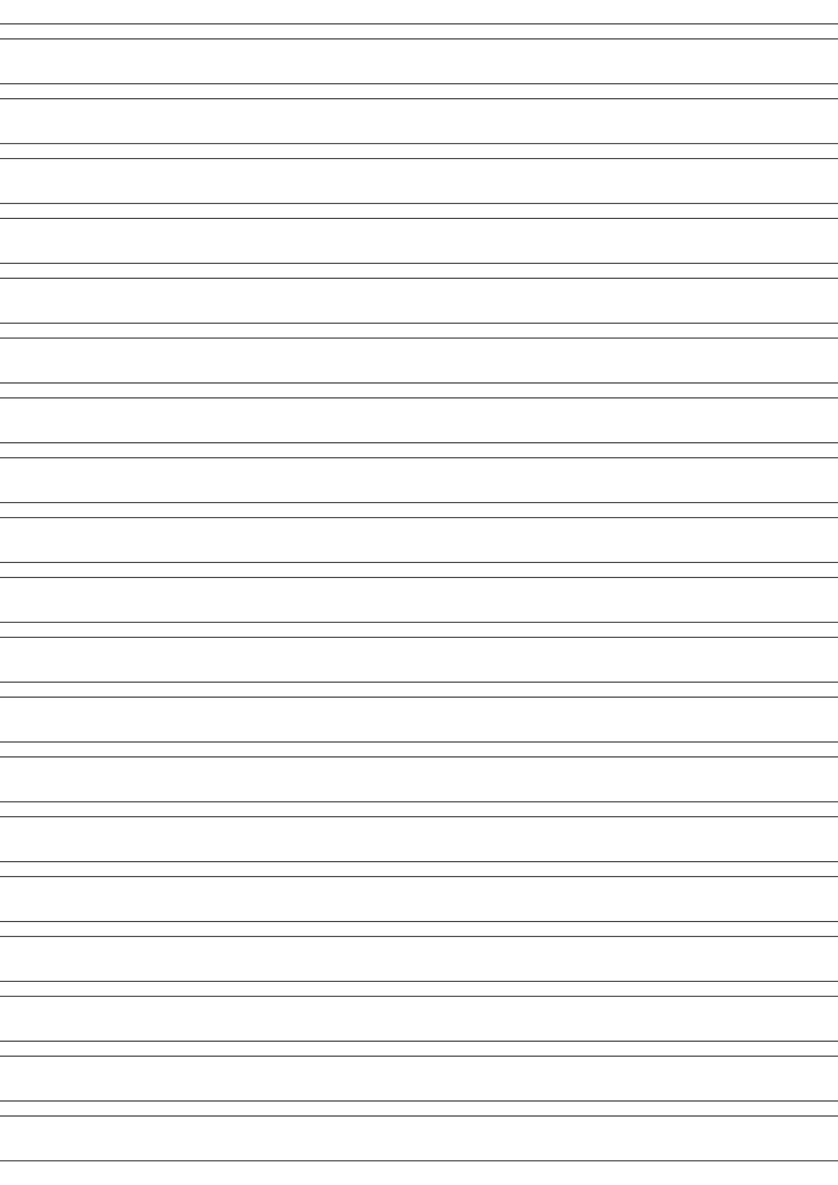 ⭐ Printable Double-lined Paper » 【 Download Free 】 🖨