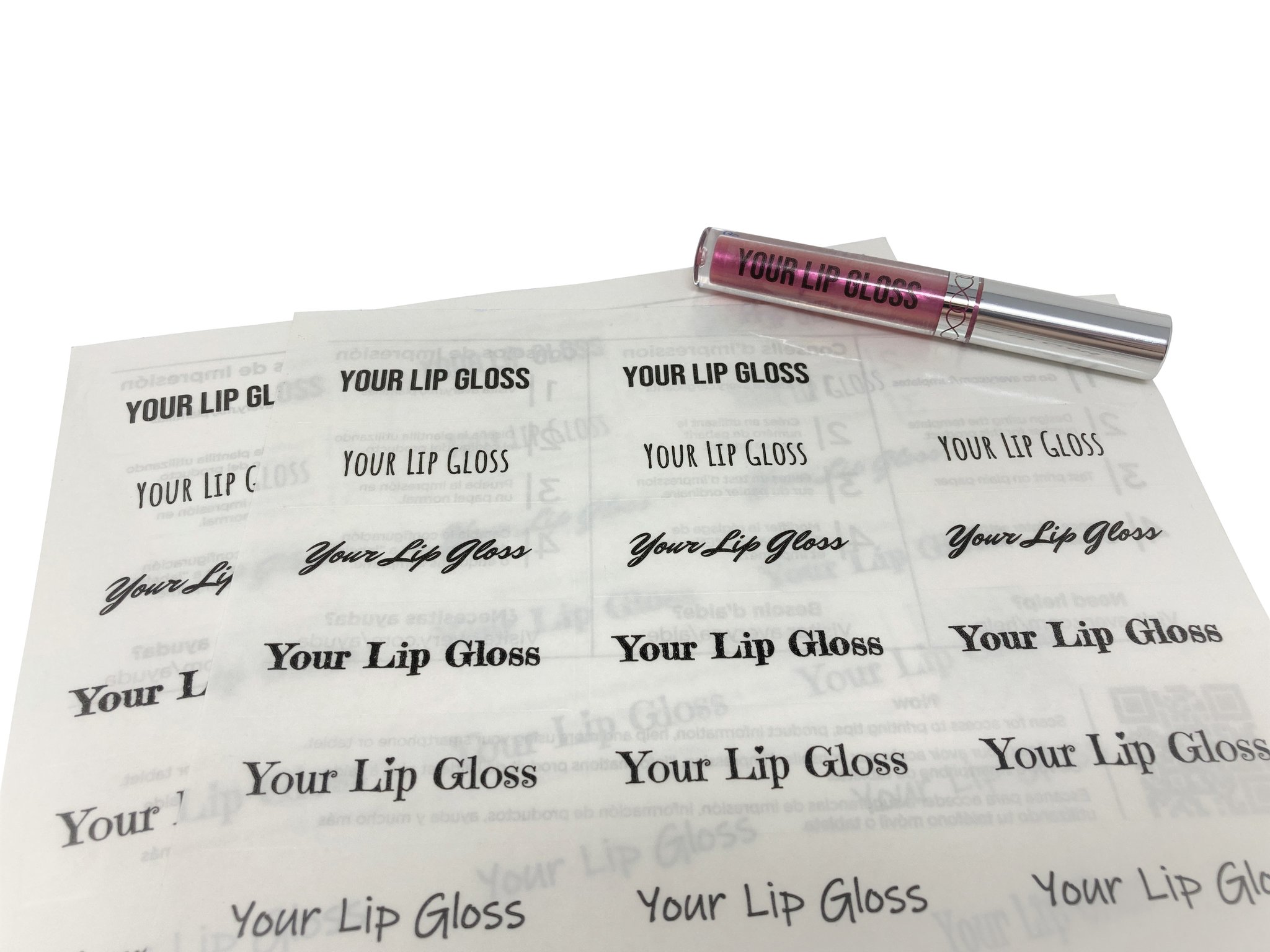 Customized lip gloss labels Fast ProductionExclusive Discount