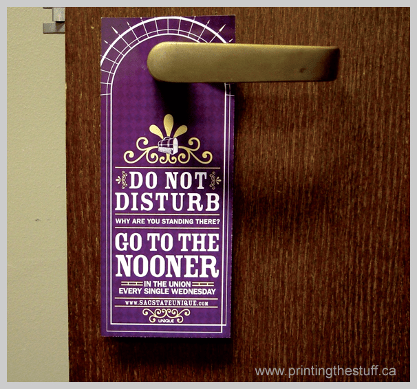 Cheap Door Hangers Printing Services Canada PrintingTheStuff Canada