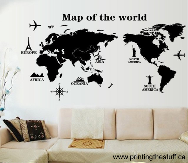 Wall Decals Canada Wall Stickers PrintingTheStuff