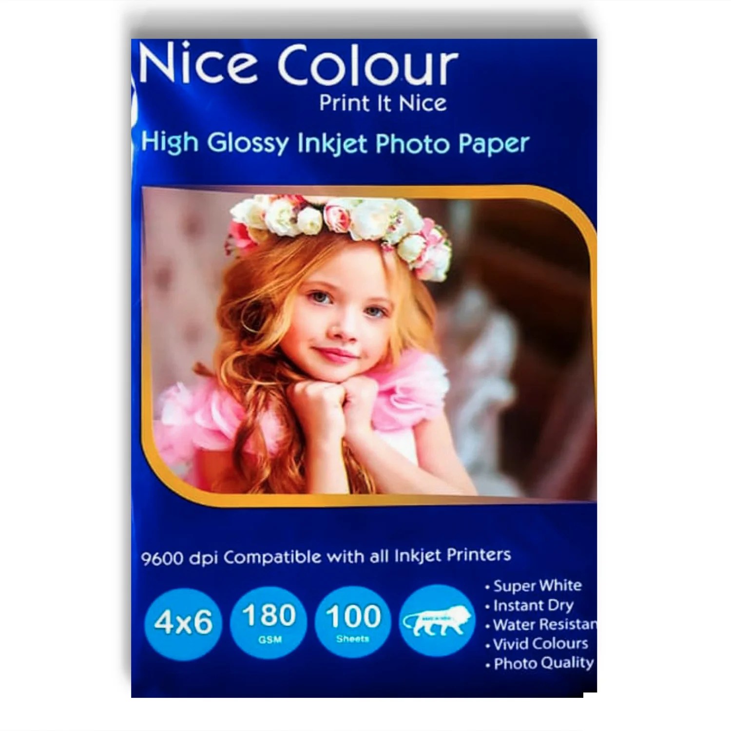 Premium High Glossy Inkjet Photo Paper 4x6 180gsm 100 Sheets