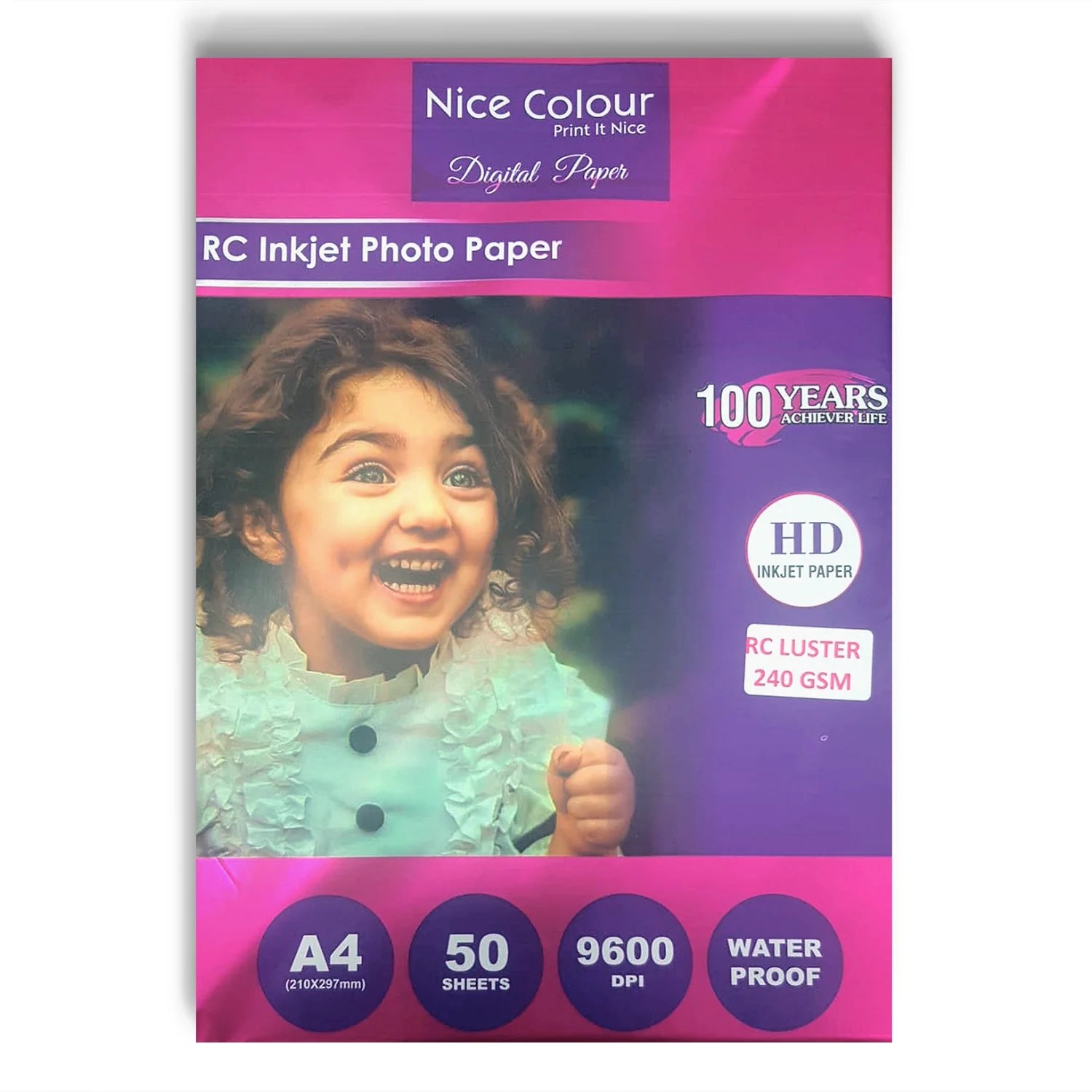 HighQuality A4 RC Inkjet Photo Paper 240gsm 50 Sheets