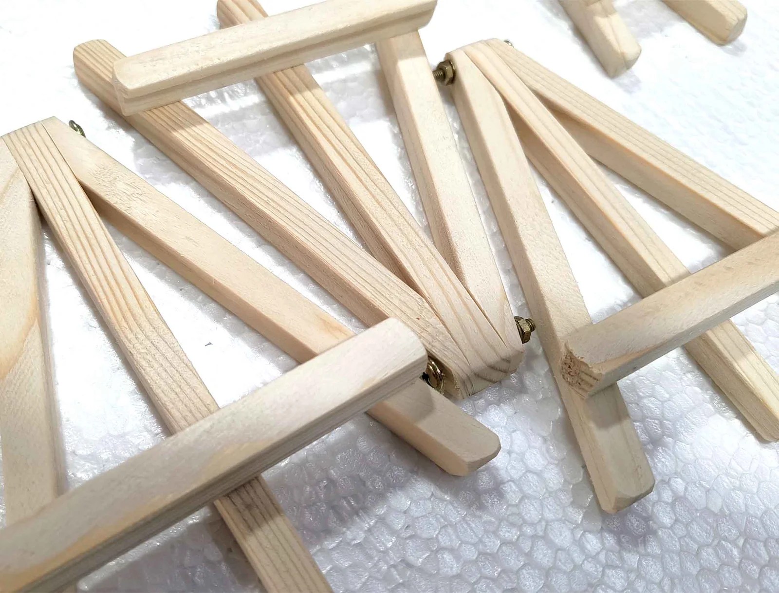 Mini Wood Easel Set Set of