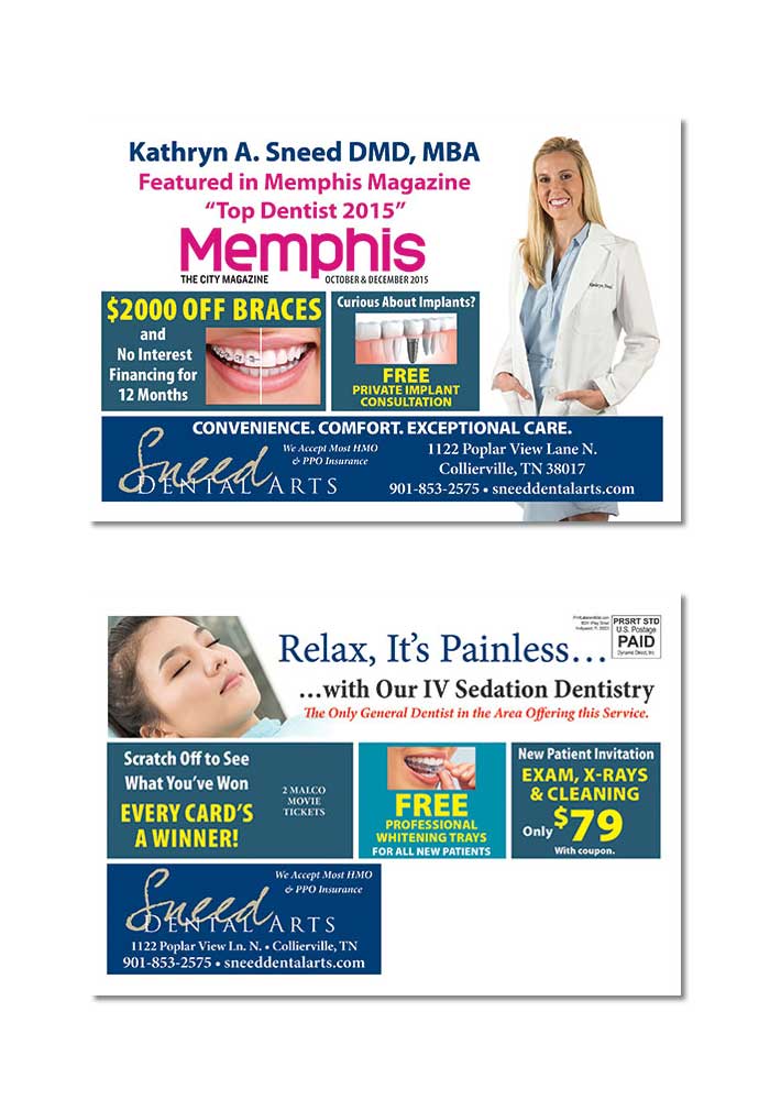 Dentist Postcard Samples