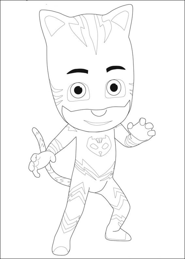Ausmalbilder Ausmalbilder PJ Masks Pyjamahelden zum ausdrucken
