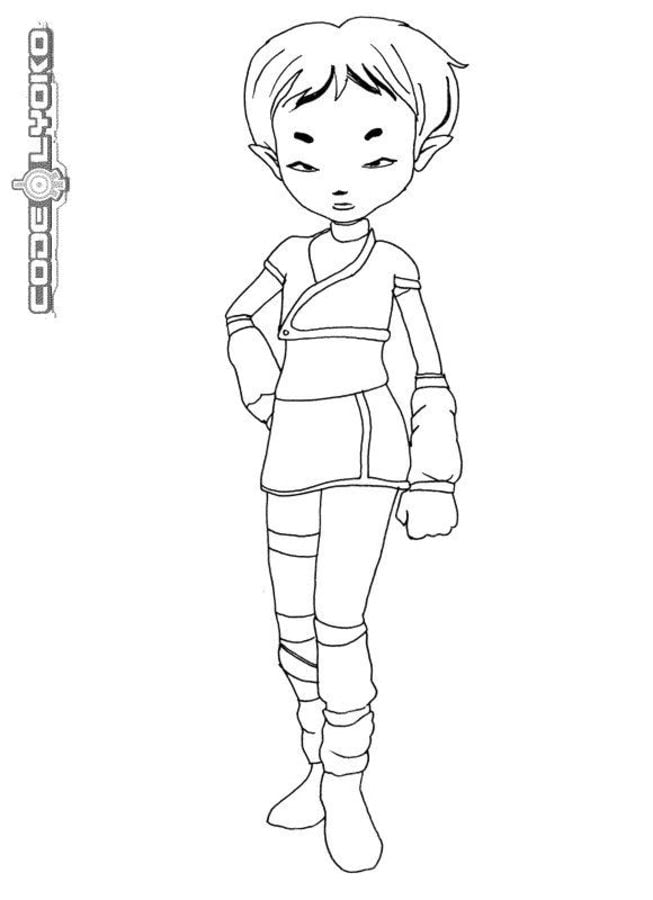 Coloriages Code Lyoko imprimable, gratuit, pour les enfants et les adultes