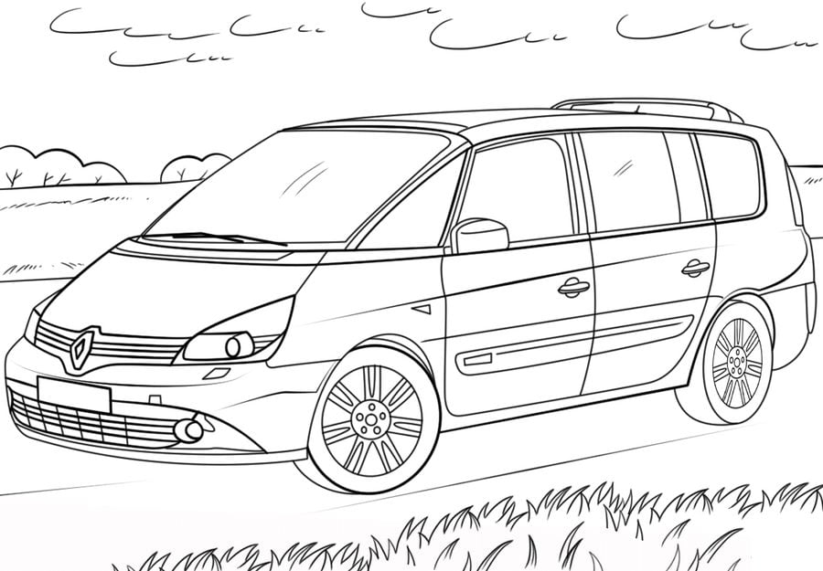 Ausmalbilder Ausmalbilder Renault zum ausdrucken, kostenlos, für
