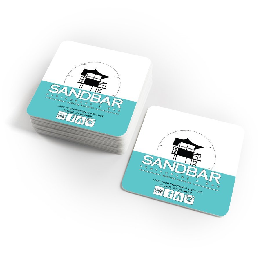 Custom Printed Drink Coasters Gold Coast