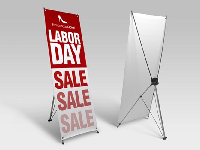 XStyle Collapsible Banner Stand Promotional Banner Stand