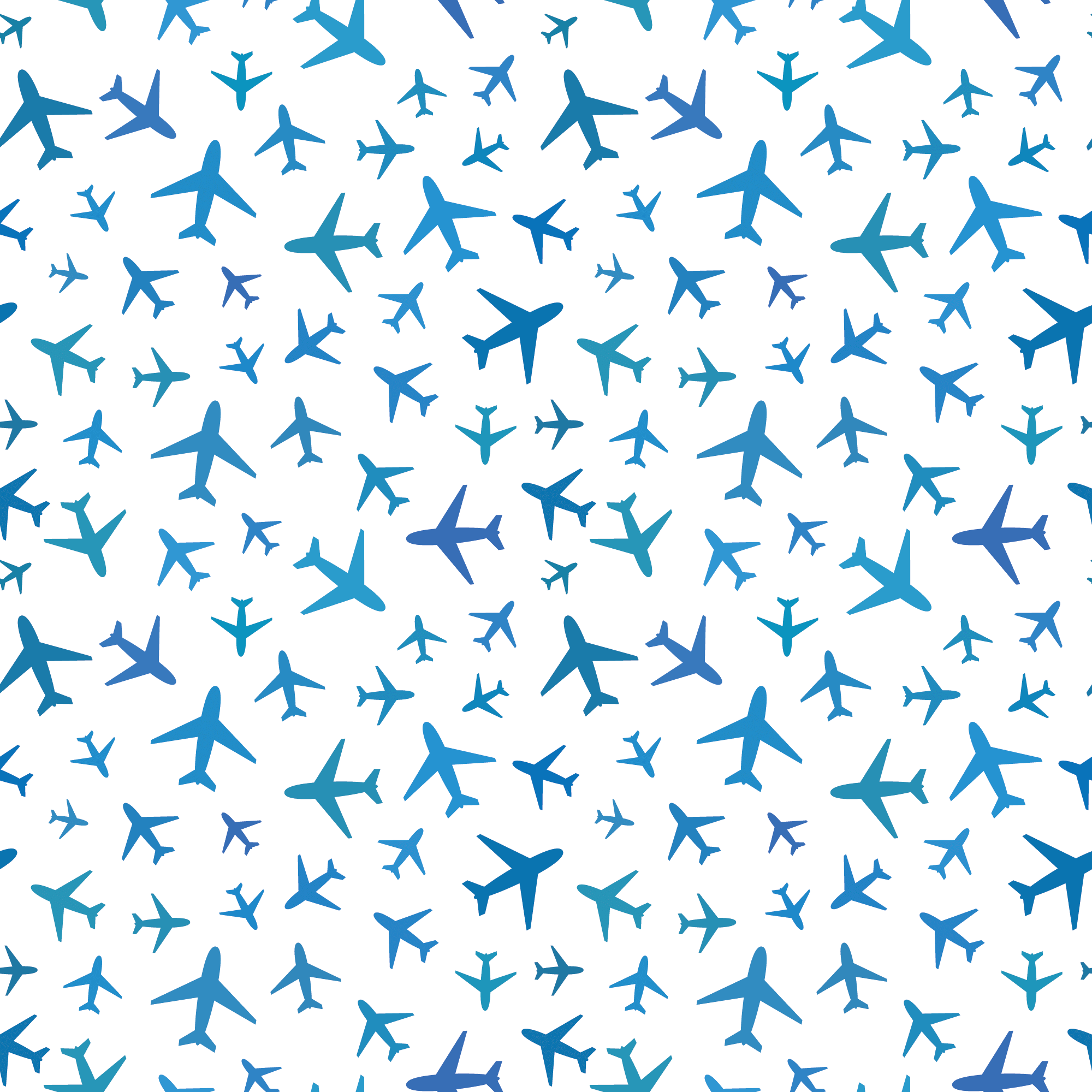 airplanepatternblue Print My Strap