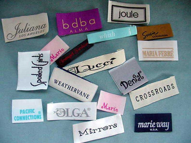Custom Clothing Woven Labels Printing in Dubai
