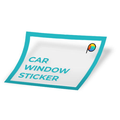 Print Car Window Stickers Online Static Cling Stickers Printoka Malaysia