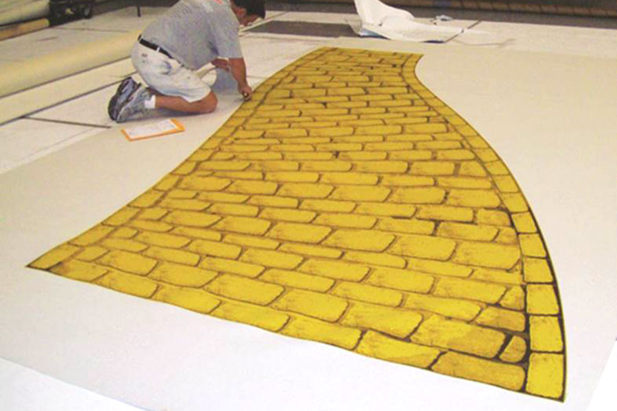 Yellow Brick Road Pattern Seamless images