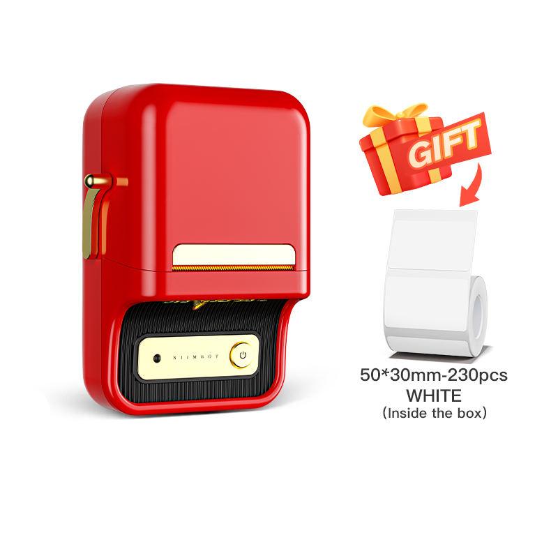 Red Barcode Label Maker