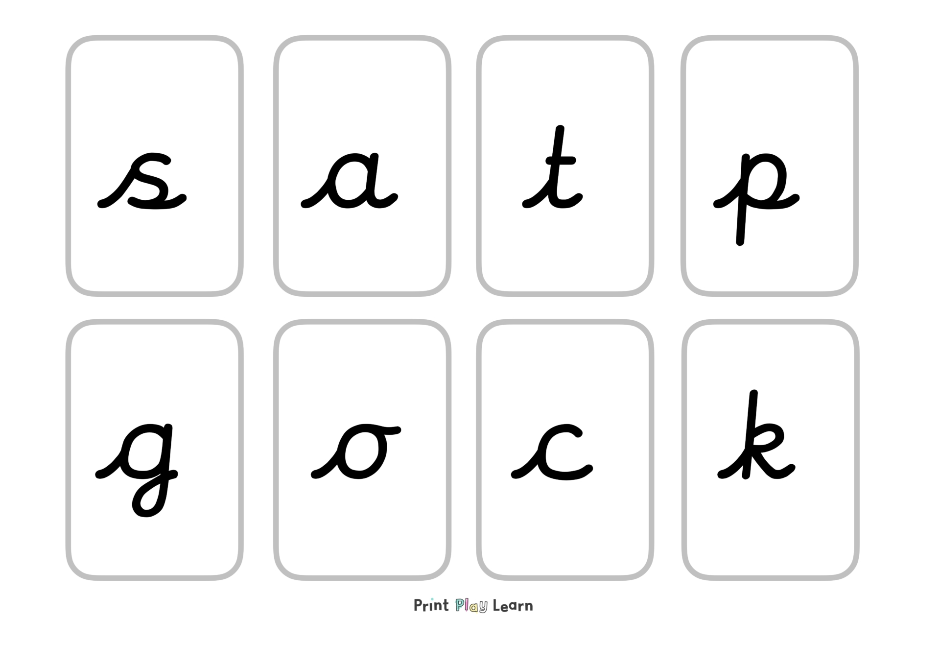 Phase 2 phonics flashcards Printable Teaching Resources Print Play