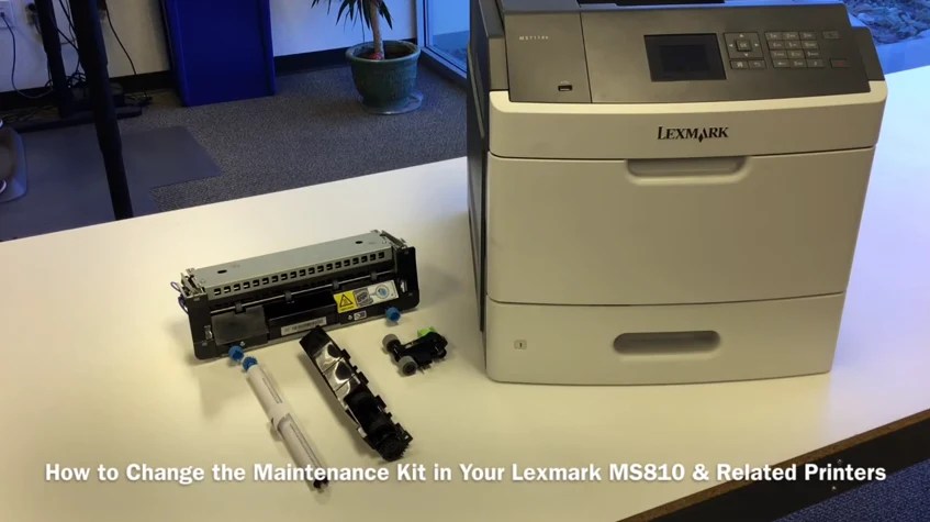 How to Change the Maintenance Kit in Your Lexmark MS810 & Related Prin