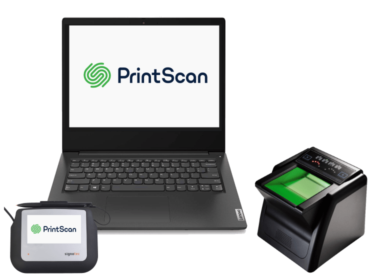 PrintScan Civil Live Scan Software Packages
