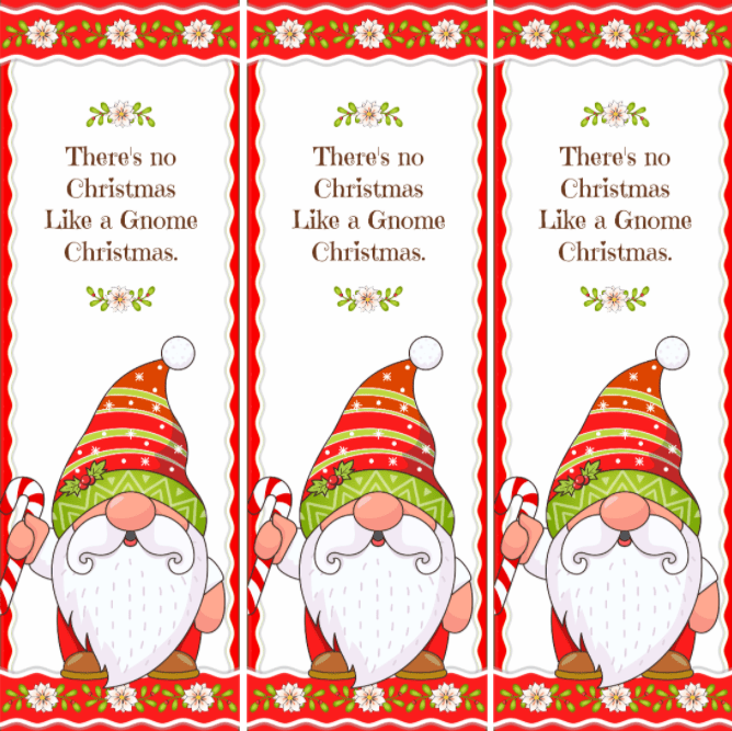 Gnome Bookmarks Printables