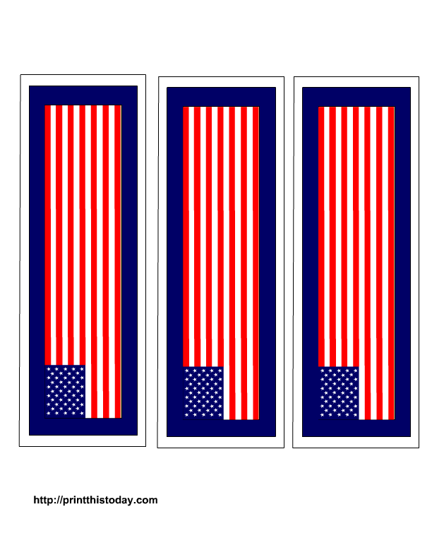 Free Printable 4th of July Bookmarks