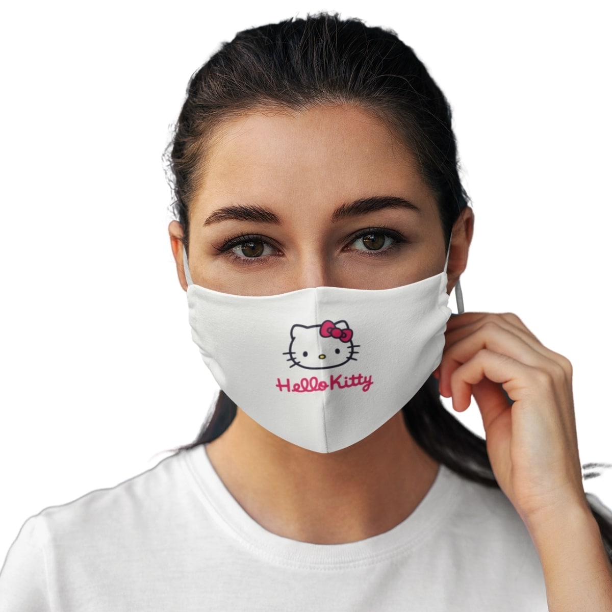 Hello Kitty Printed Face Mask Unisex