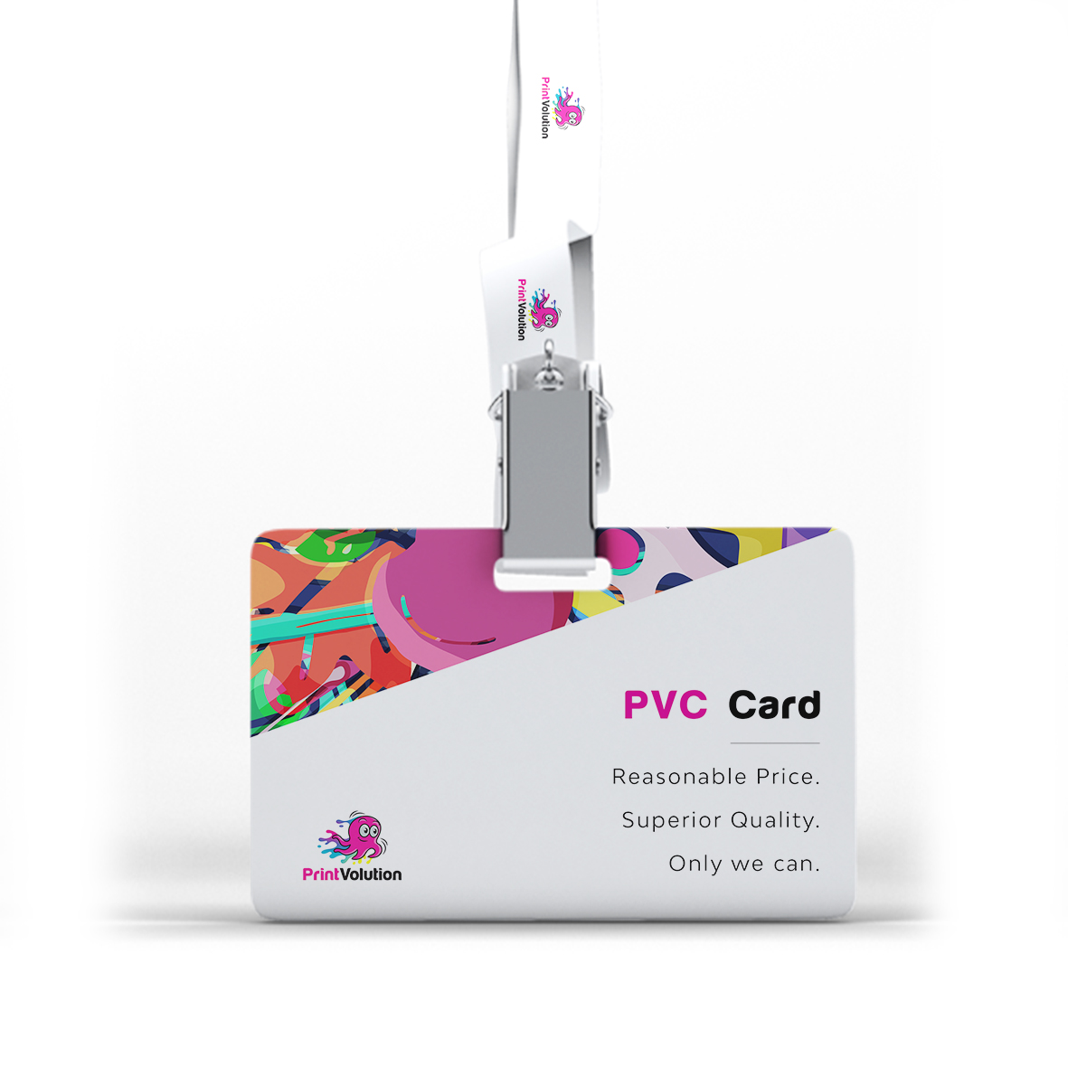 Wipe clean to keep your PVC card looking good PrintVolution