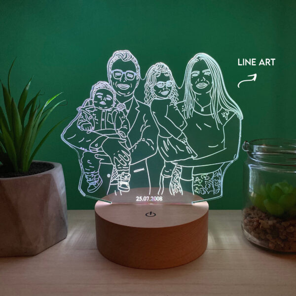 Acrylic LED Light Base PrintVolution