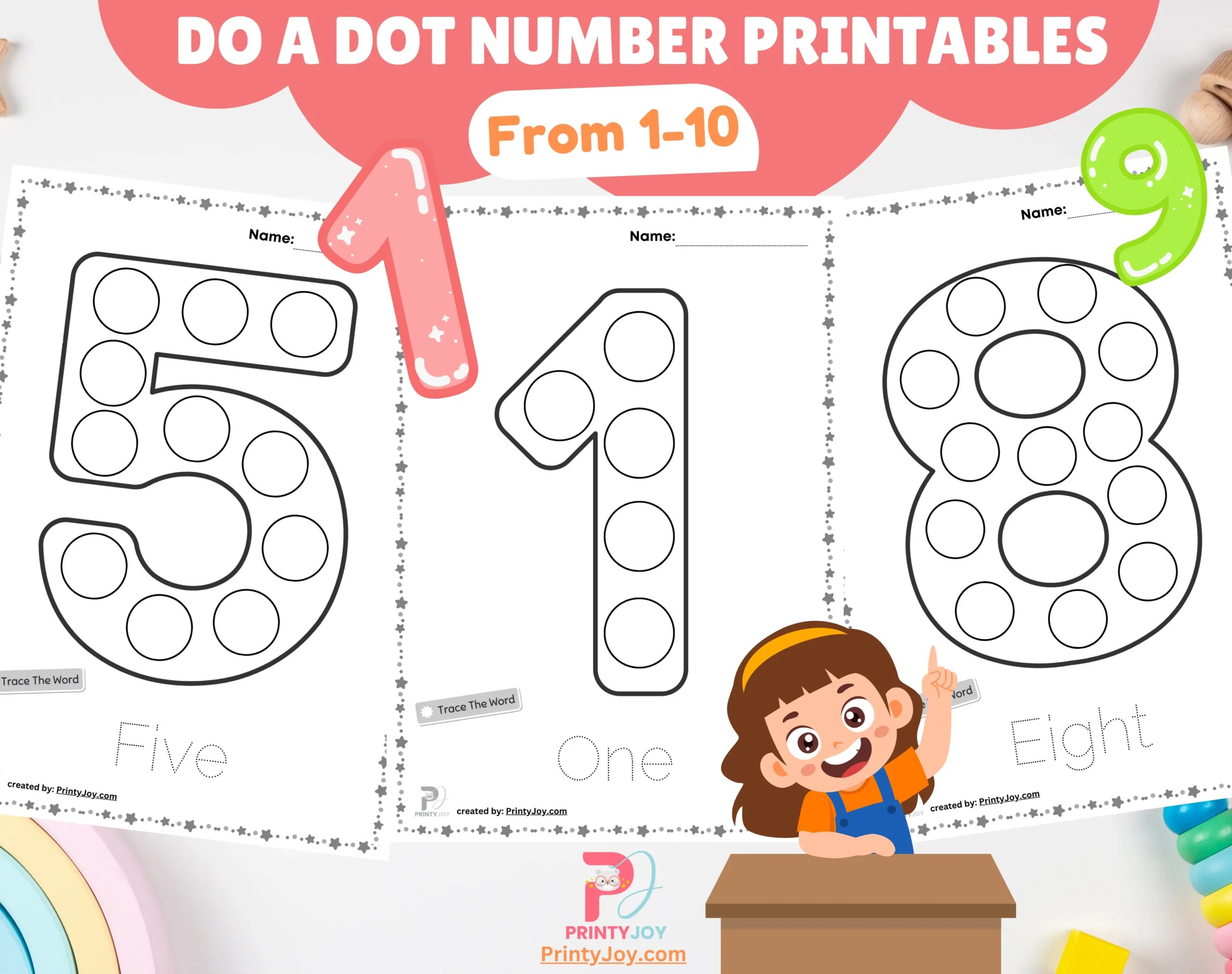 Do A Dot Number Printables PDF Free Download