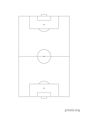 Printable Soccer Field Diagram