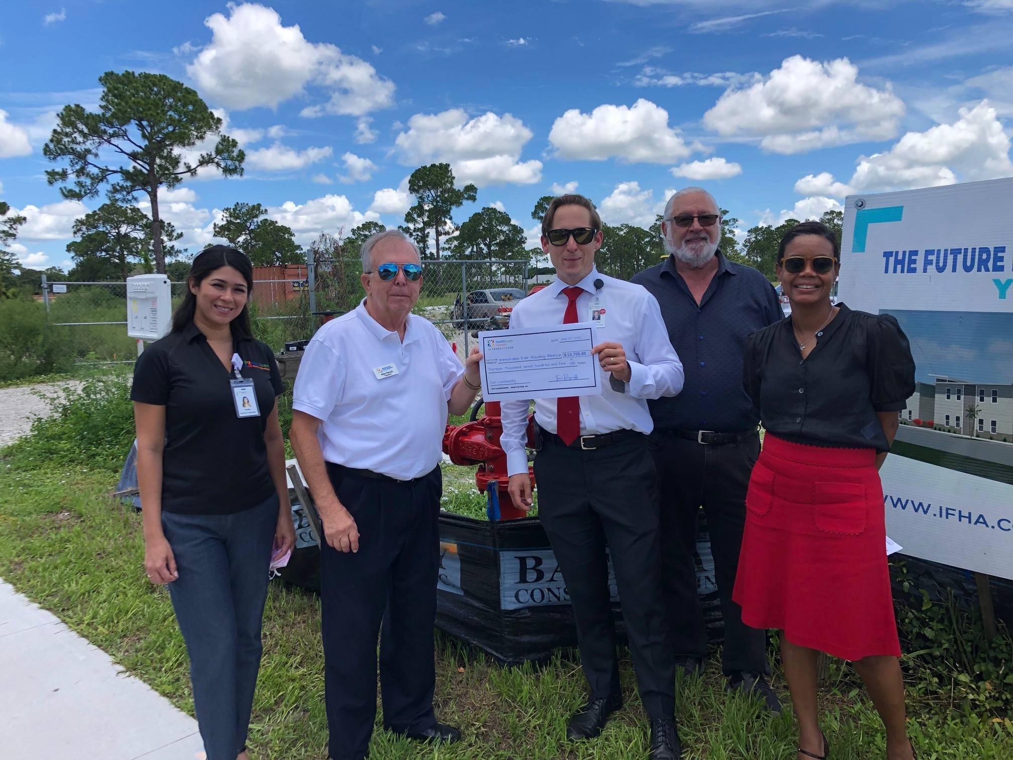 Healthcare Network matches employee donations to Immokalee Fair Housing