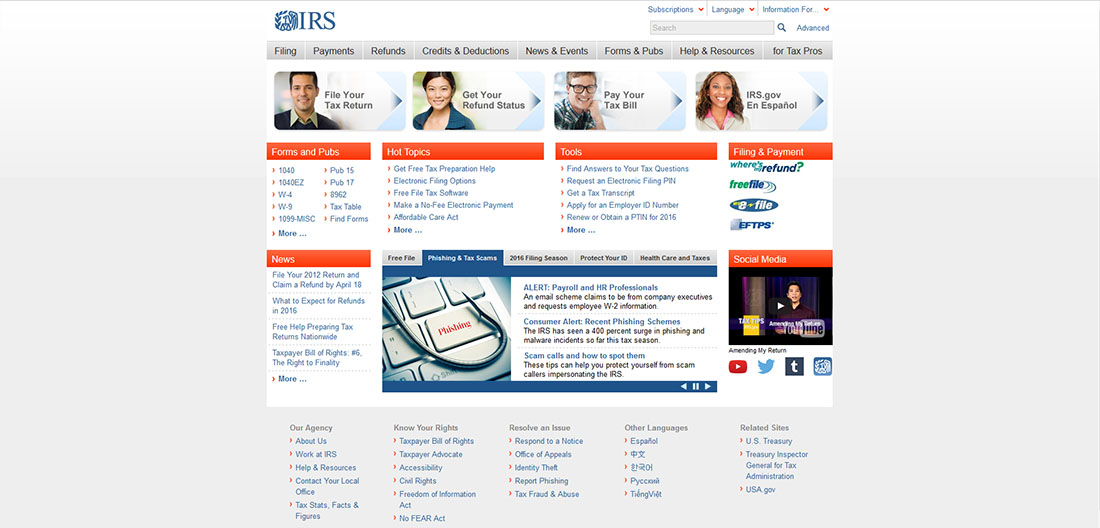 How to Use the IRS Website Priority One Payroll