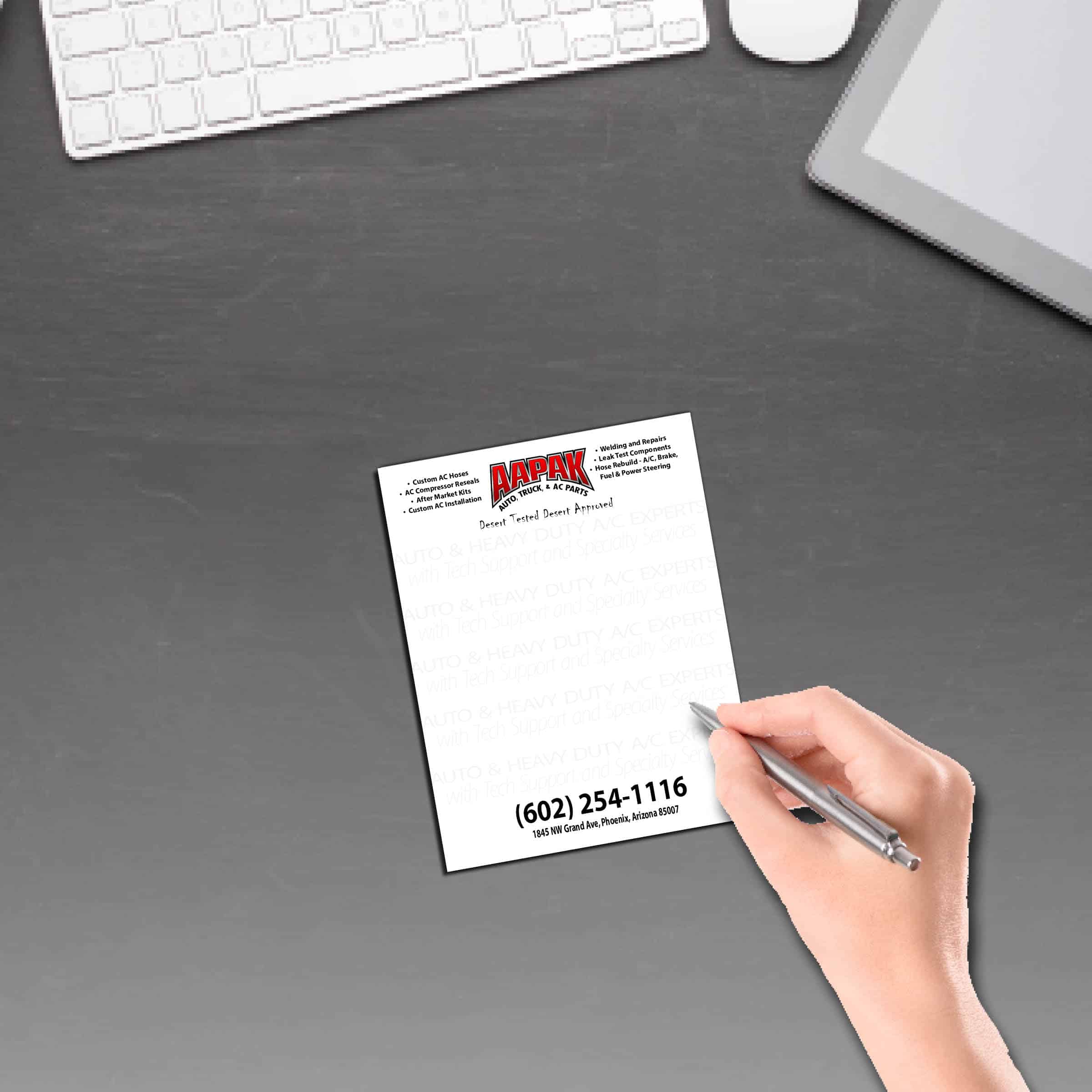 Promotional Notepads with Low Minimums and Free Shipping on All Orders