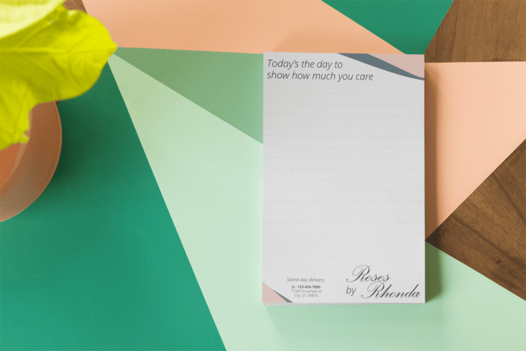 Custom Notepad Printing Low Minimums & Free Shipping