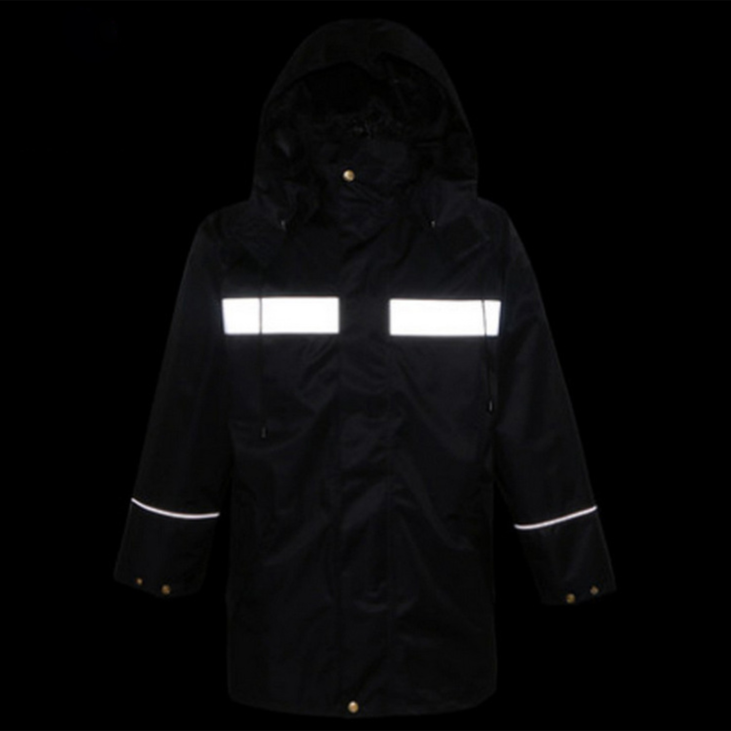 Reflective Raincoat Highlighted Safety Model ZX401