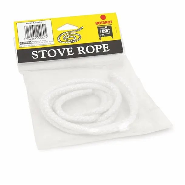 Hotspot Stove Rope 1.5 Metre 6mm, 9mm Or 12mm Priory Polishes
