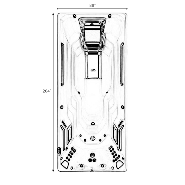 Swim Spa Dimensions Prisco Spas & Pools