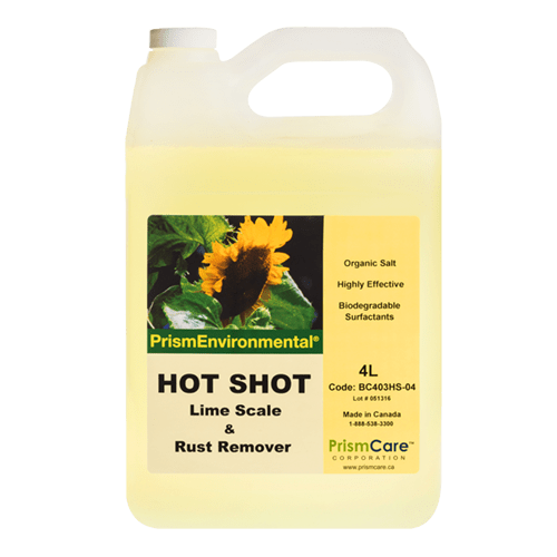 Hot Shot Lime Scale & Rust Remover Prism Care Corporation