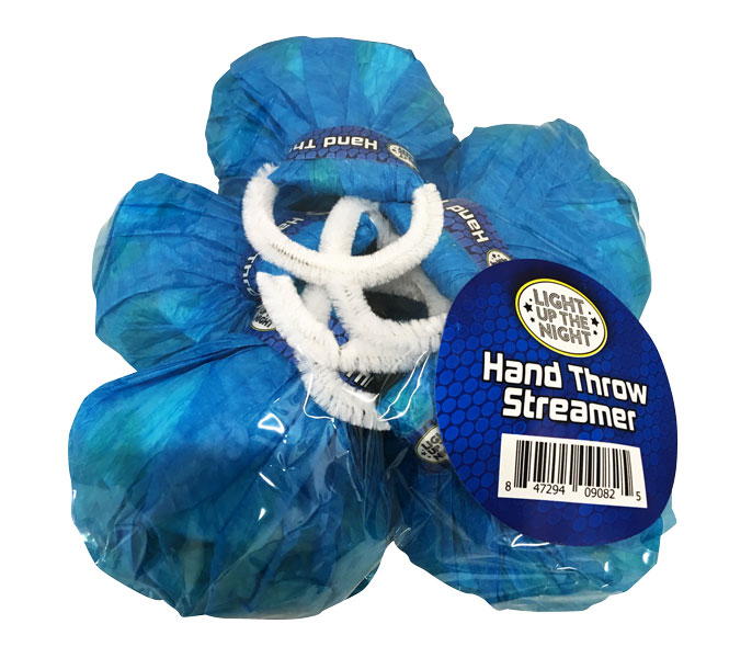 Hand Throw Streamers Blue (5Pack) Prism Fireworks